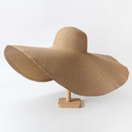Chapéu de Praia com Aba Larga e Proteção UV - Estilo e Elegância para o Verão