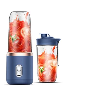 Liquidificador Portátil Elétrico com Lâmina de Aço Inoxidável + Copo com Tampa 300ml