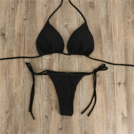 Conjunto de Biquíni Brasileiro Sexy 2024: Sutiã com Enchimento Push-up e Calcinha Fio Dental - Image 6