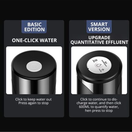 Bomba Elétrica para Garrafa de Água com Interruptor Automático com carregamento USB - Dispensador - Image 5