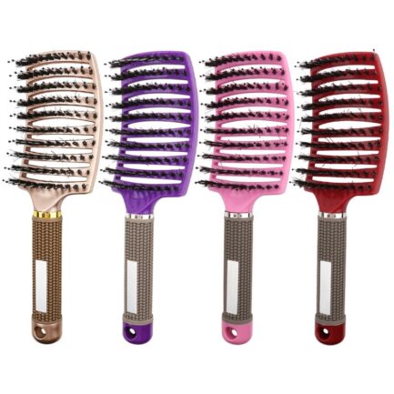 StylePro Escova de Cabelo Massajadora Profissional de Salão de Beleza com Cerdas de Nylon - Image 8