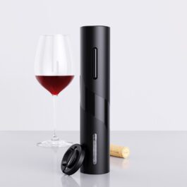 Abre-garrafas Elétrico Recarregável - Decanter, Aerador e Dispensador de Vinho Automático USB - Wine Set