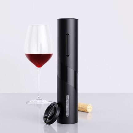 Abre-garrafas Elétrico Recarregável - Decanter, Aerador e Dispensador de Vinho Automático USB - Wine Set