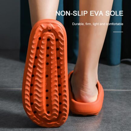 Chinelos de Plataforma Espessa para casa/banho - Conforto e Estilo para os Pés Femininos no Verão 2024 - Image 12