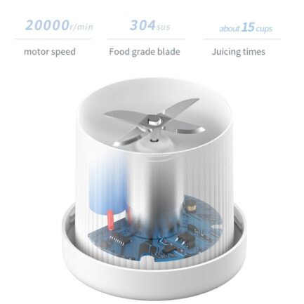 Batidora Portátil Elétrico USB 350ml Liquidificador - Image 3