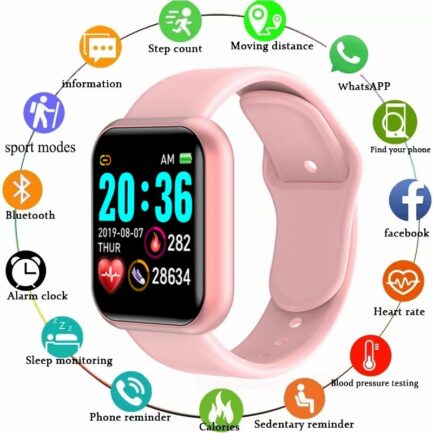 Relógio Inteligente Multifuncional - Smartwatch ConnectPlus Y68 D20