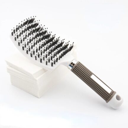 StylePro Escova de Cabelo Massajadora Profissional de Salão de Beleza com Cerdas de Nylon - Image 11
