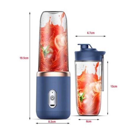Liquidificador Portátil Elétrico com Lâmina de Aço Inoxidável + Copo com Tampa 300ml - Image 7
