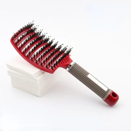 StylePro Escova de Cabelo Massajadora Profissional de Salão de Beleza com Cerdas de Nylon - Image 6