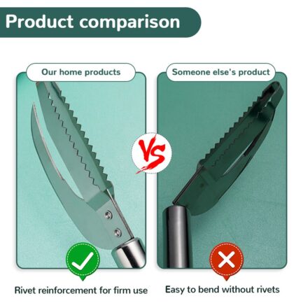 Faca em Aço Inoxidável 3 em 1 para Remover Escamas de Peixe - Cortar/Raspar/Escavar - Image 3