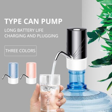 Bomba Elétrica para Garrafa de Água com Interruptor Automático com carregamento USB - Dispensador - Image 2