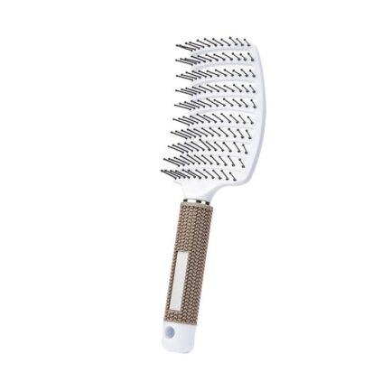 StylePro Escova de Cabelo Massajadora Profissional de Salão de Beleza com Cerdas de Nylon - Image 3
