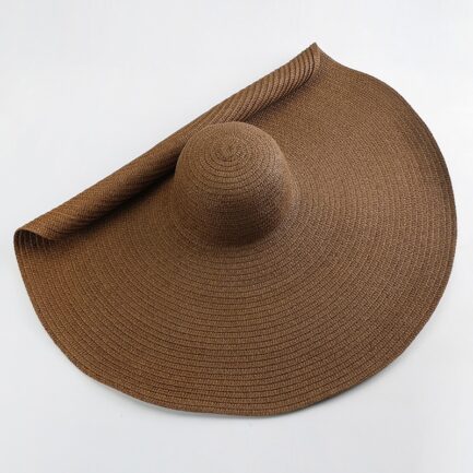 Chapéu de Praia com Aba Larga e Proteção UV - Estilo e Elegância para o Verão - Image 11