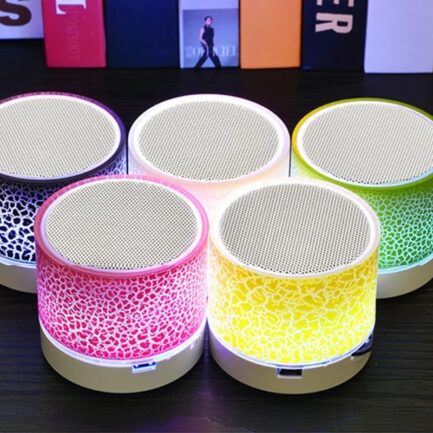 Mini Coluna de Som Portátil A9 com Bluetooth 4.1 e Alto-falante Subwoofer LED - Image 7