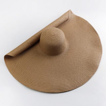 Chapéu de Praia com Aba Larga e Proteção UV - Estilo e Elegância para o Verão - Image 7