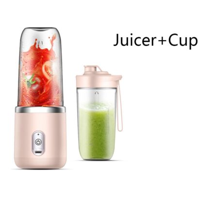Liquidificador Portátil Elétrico com Lâmina de Aço Inoxidável + Copo com Tampa 300ml - Image 6