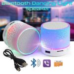 Mini Coluna de Som Portátil A9 com Bluetooth 4.1 e Alto-falante Subwoofer LED