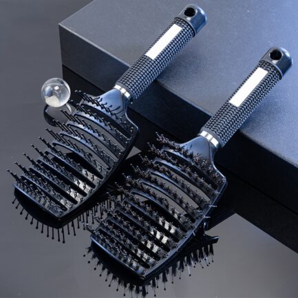 StylePro Escova de Cabelo Massajadora Profissional de Salão de Beleza com Cerdas de Nylon - Image 10