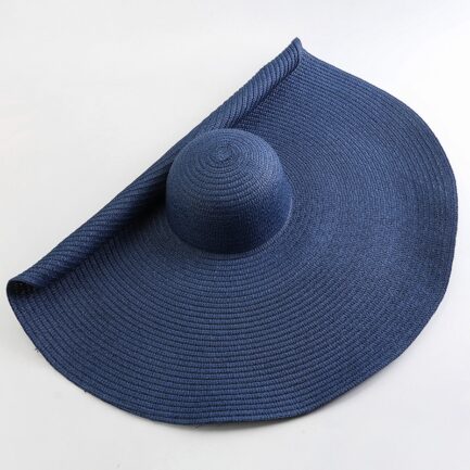 Chapéu de Praia com Aba Larga e Proteção UV - Estilo e Elegância para o Verão - Image 5