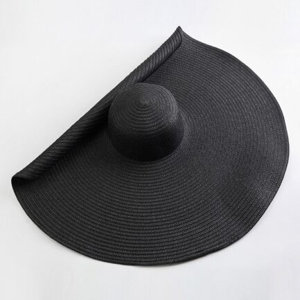 Chapéu de Praia com Aba Larga e Proteção UV - Estilo e Elegância para o Verão - Image 8