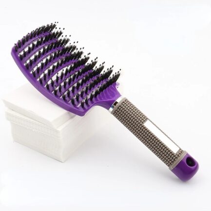 StylePro Escova de Cabelo Massajadora Profissional de Salão de Beleza com Cerdas de Nylon - Image 2