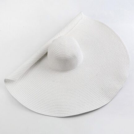 Chapéu de Praia com Aba Larga e Proteção UV - Estilo e Elegância para o Verão - Image 10