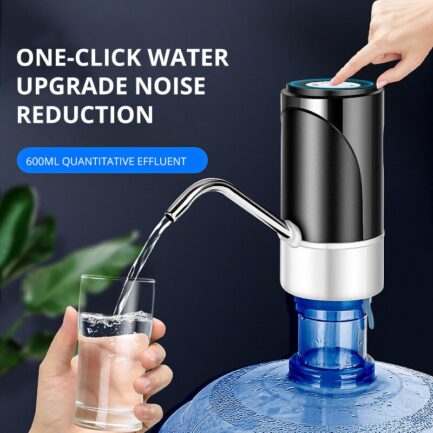 Bomba Elétrica para Garrafa de Água com Interruptor Automático com carregamento USB - Dispensador - Image 6