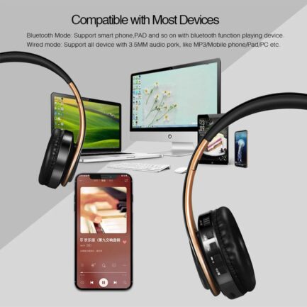 Auscultadores Bluetooth Sem Fios Estéreo com Microfone Desportivo - Image 2