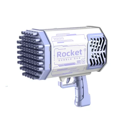 Pistola de Bolhas de Sabão Rocket com 69 Orifícios com Luz LED - Image 9