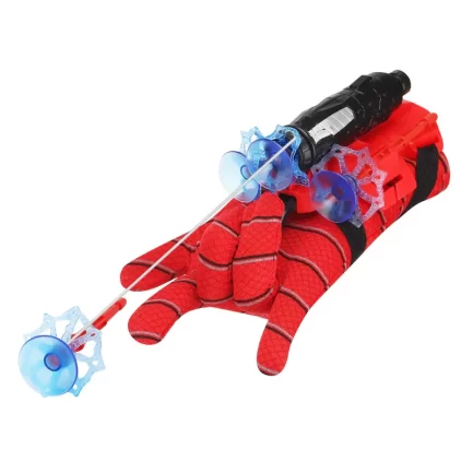 Luva com Lançador de Teia de Seda do Homem Aranha Cosplay para Crianças