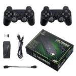 Consola de Jogos Retro sem Fios 4K 10.000 Jogos com 2 Comandos 64GB