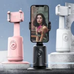 Estabilizador giratório PO1 360 graus Gimbal com Recohecimento Facial para Criadores de Videos