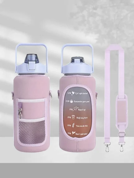 Bolsa/Capa para garrafa de água 2L com alças ajustáveis com bolso  para telemóvel - Image 7