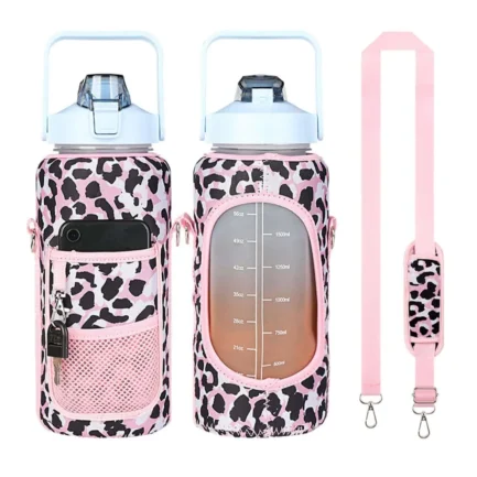 Bolsa/Capa para garrafa de água 2L com alças ajustáveis com bolso  para telemóvel - Image 6