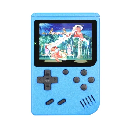Mini console de videogame portátil retro portátil 8 bits LCD colorido de 3,0 polegadas 500 jogos