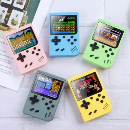 Mini console de videogame portátil retro portátil 8 bits LCD colorido de 3,0 polegadas 500 jogos - Image 5